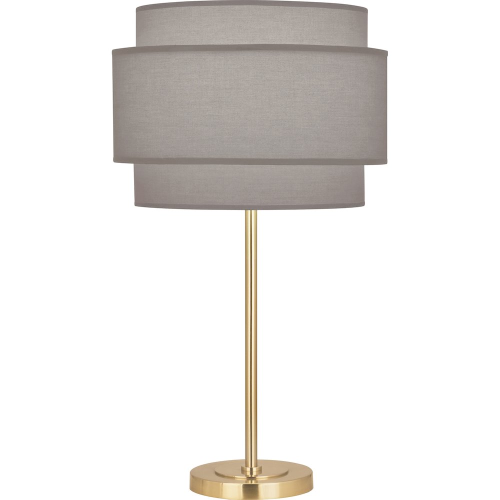 Decker Table Lamp in Modern Brass Color. Picture 1