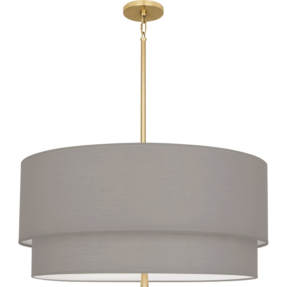 Decker Pendant in Modern Brass Color. Picture 1