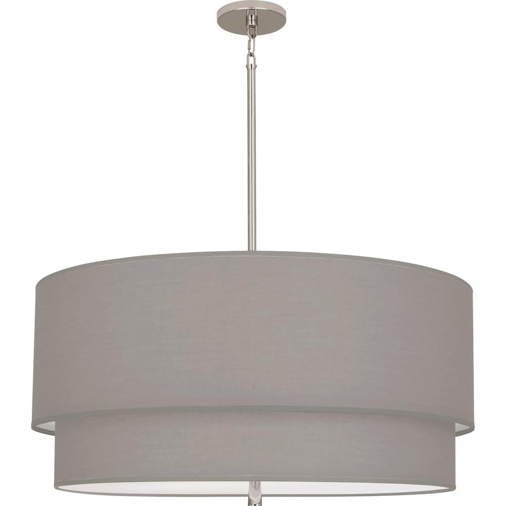 Decker Pendant in Polished Nickel Color. Picture 1