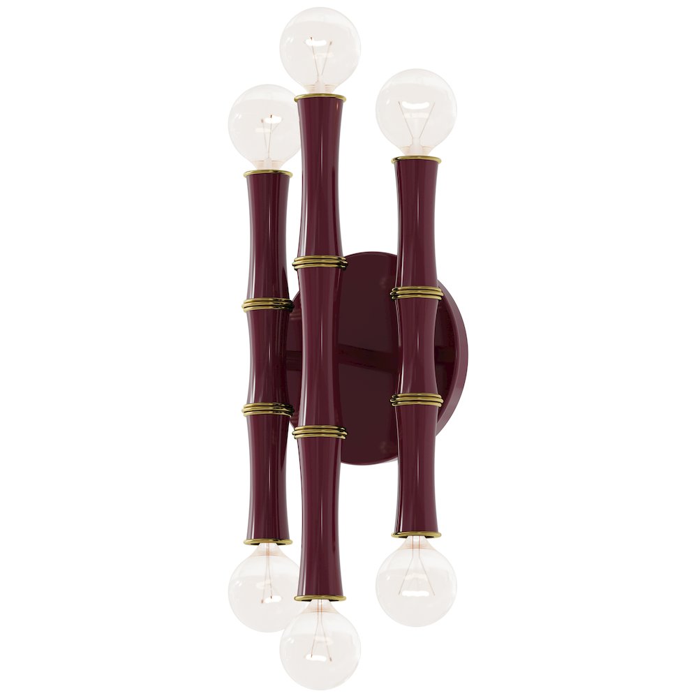 Kane Wall Sconce in Sugar Plum Color. Picture 1