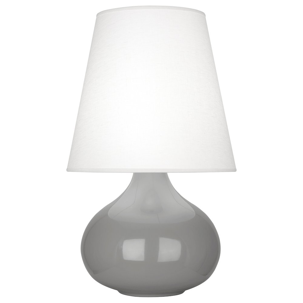 Smokey Taupe June Accent Lamp in Smoky Taupe Glazed Ceramic Color. Picture 1