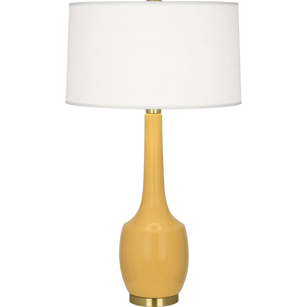Sunset Delilah Table Lamp in Antique Brass Color. Picture 1