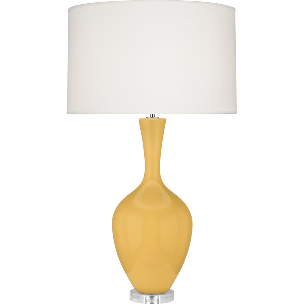 Sunset Audrey Table Lamp in Sunset Yellow Glazed Ceramic Color. Picture 1