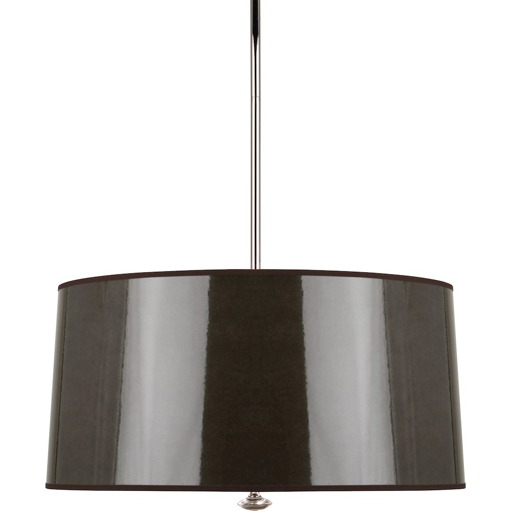 Penelope Pendant in Polished Nickel Color. Picture 1
