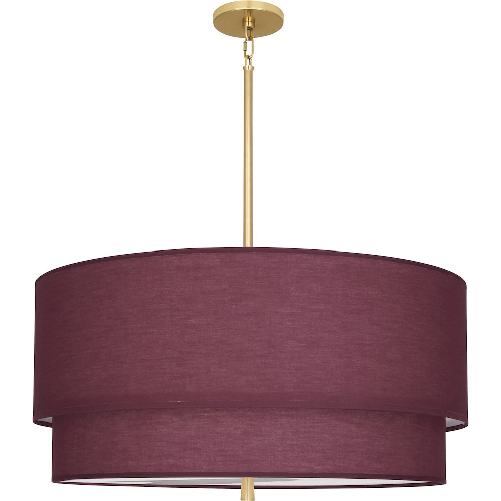 Decker Pendant in Modern Brass Color. Picture 1