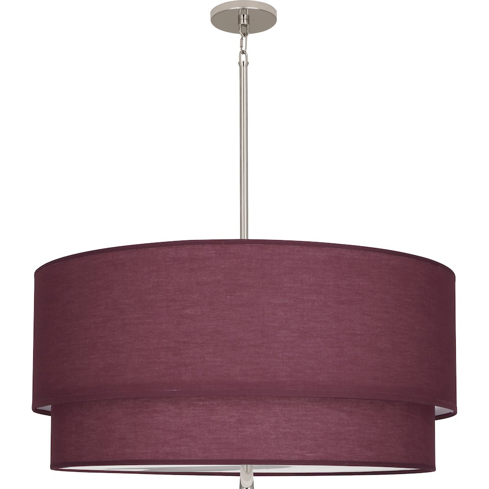 Decker Pendant in Polished Nickel Color. Picture 1