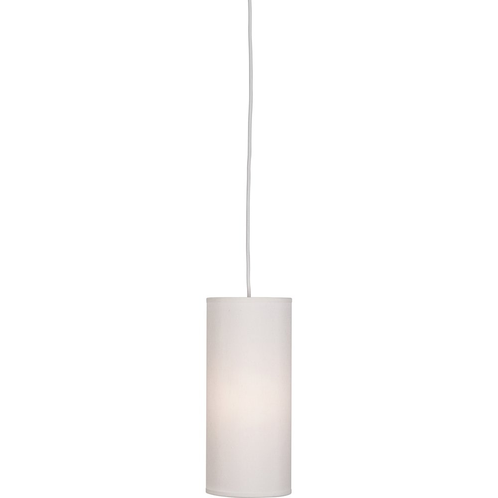 Elena Pendant in Painted White Color. Picture 1