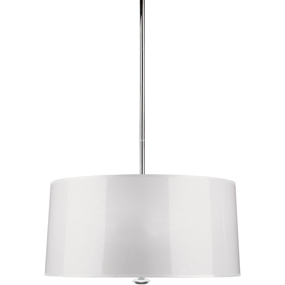 Penelope Pendant in Polished Nickel Color. Picture 1