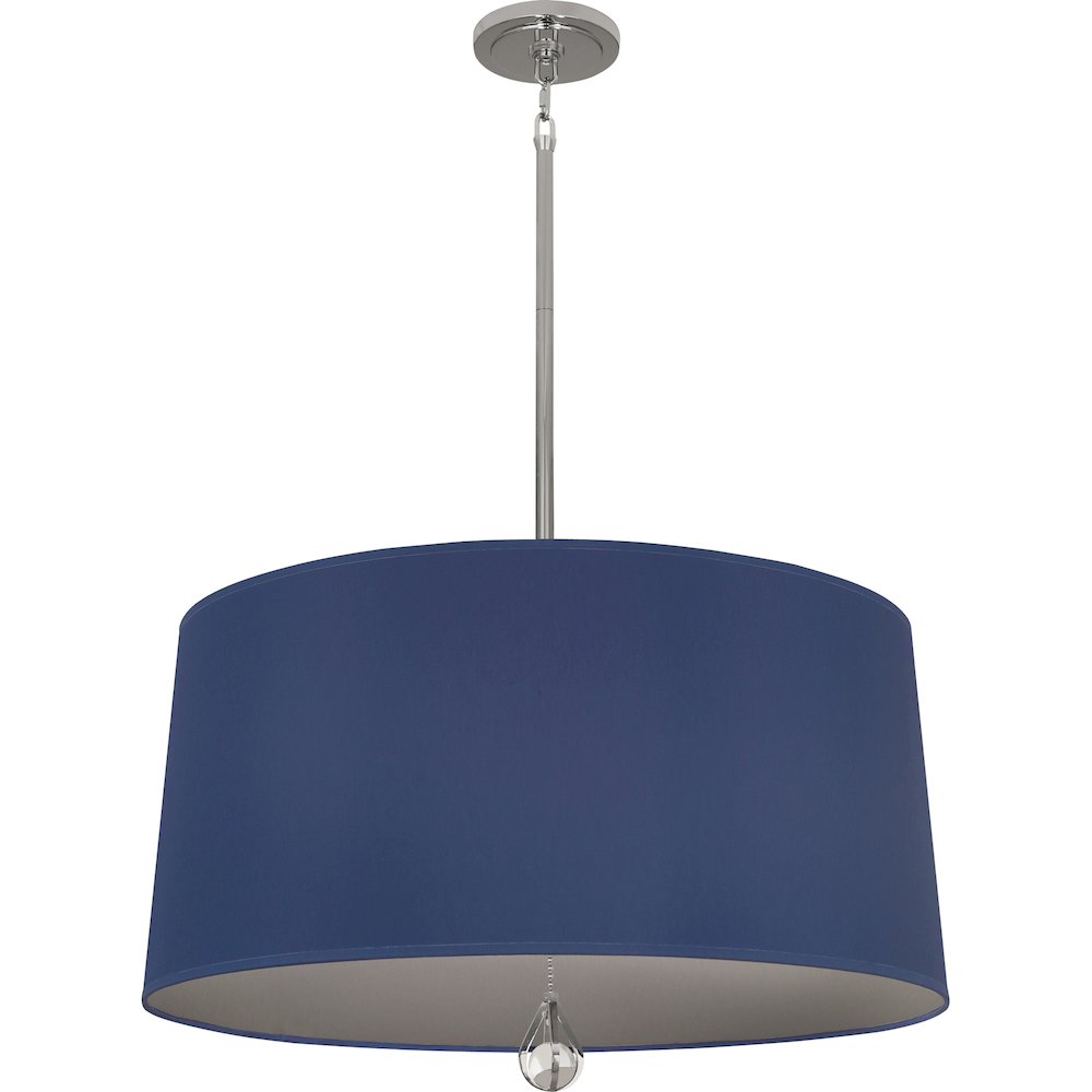 Williamsburg Custis Pendant in Polished Nickel Color. Picture 1