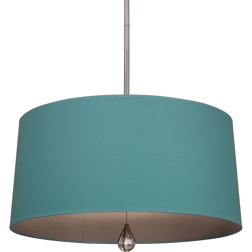 Williamsburg Custis Pendant in Polished Nickel Color. Picture 1