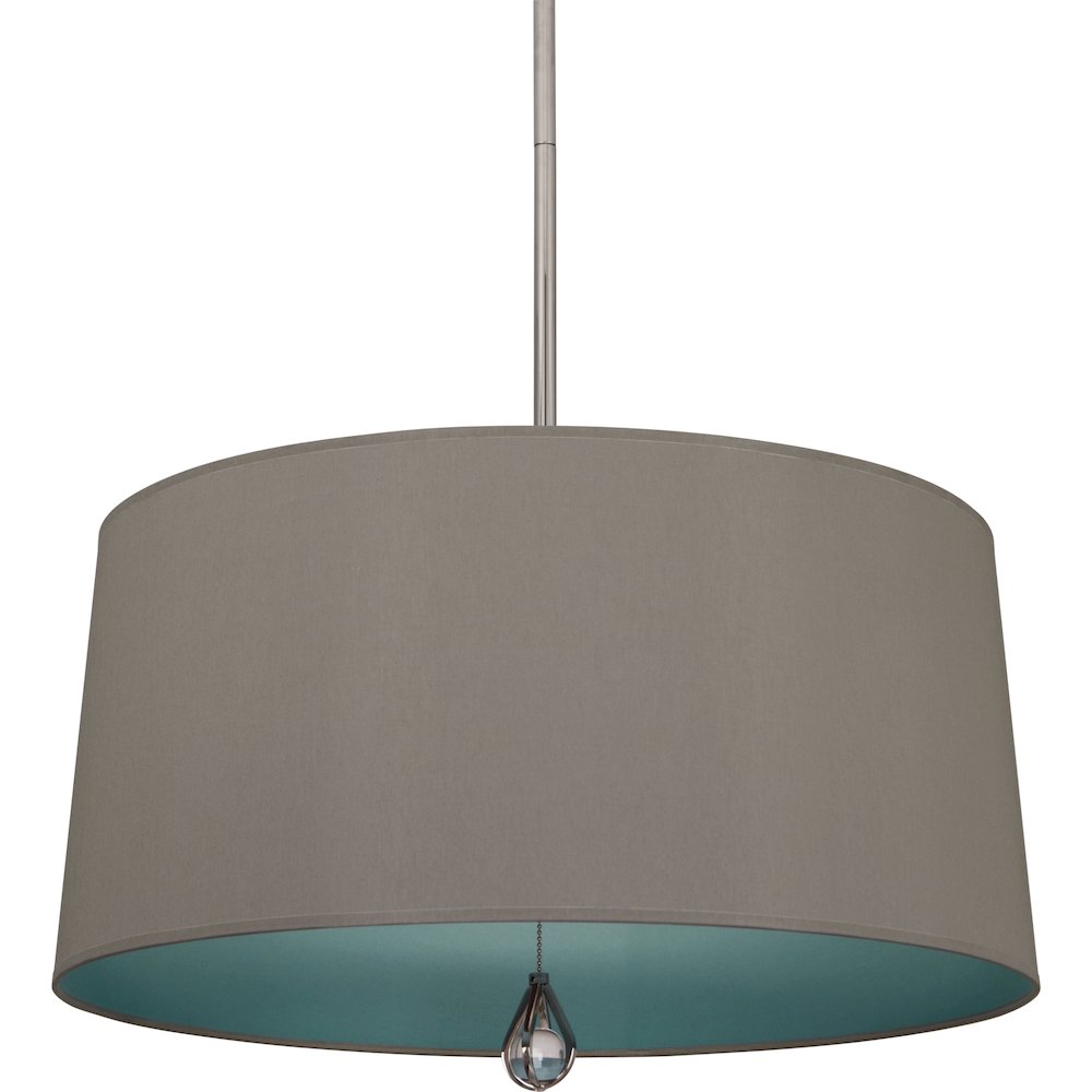 Williamsburg Custis Pendant in Polished Nickel Color. Picture 1