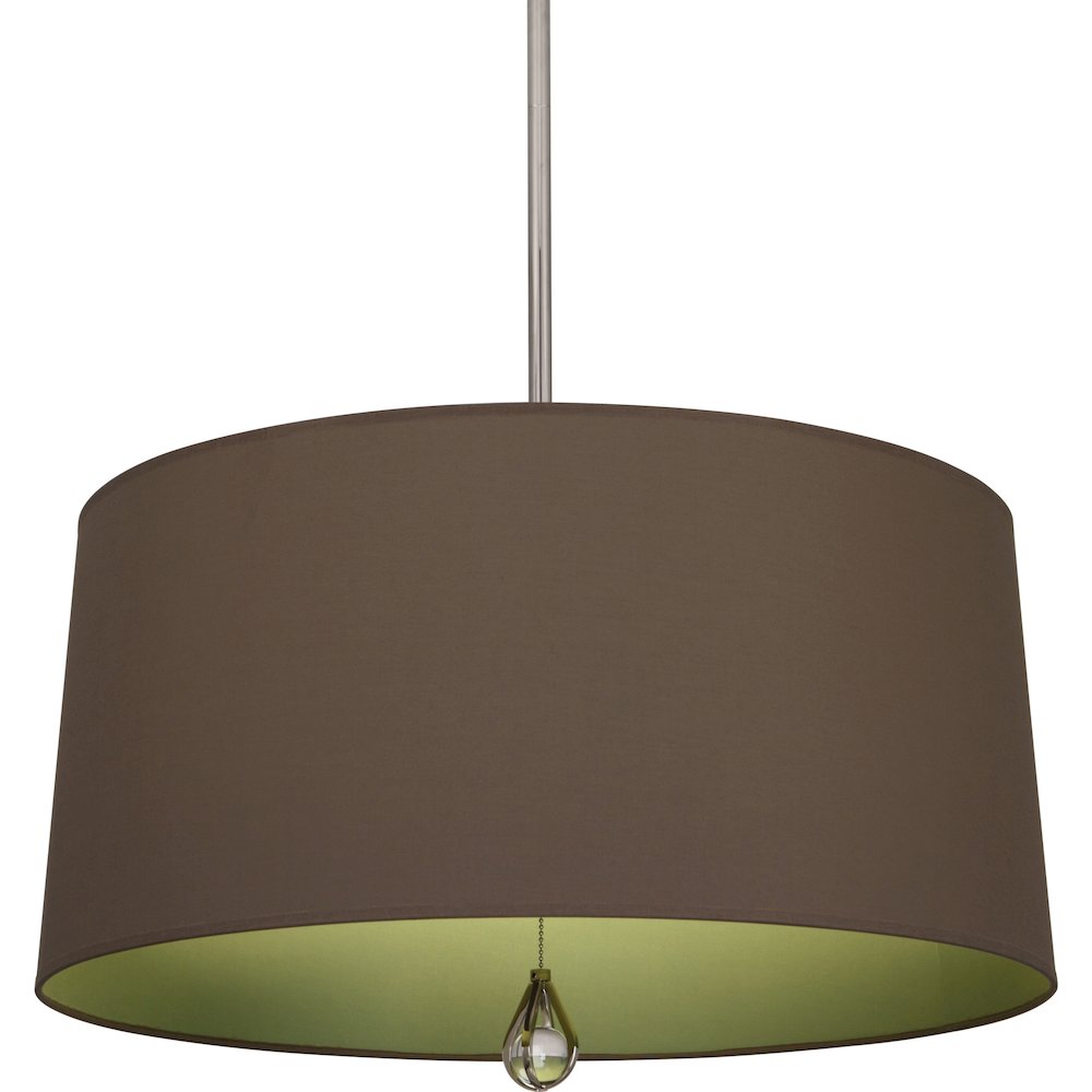 Williamsburg Custis Pendant in Polished Nickel Color. Picture 1