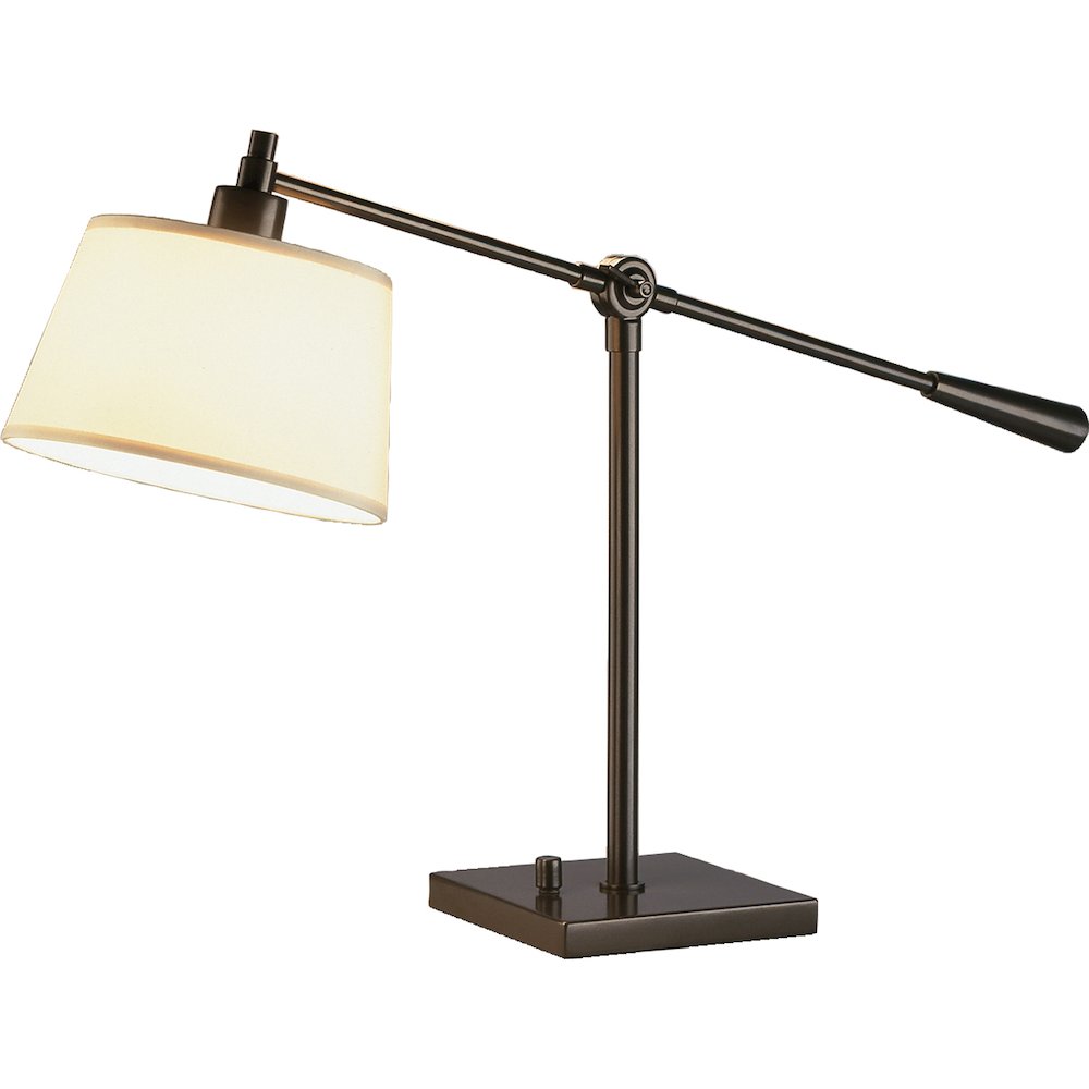 Real Simple Table Lamp in Deep Bronze Powder Coat Color. Picture 1