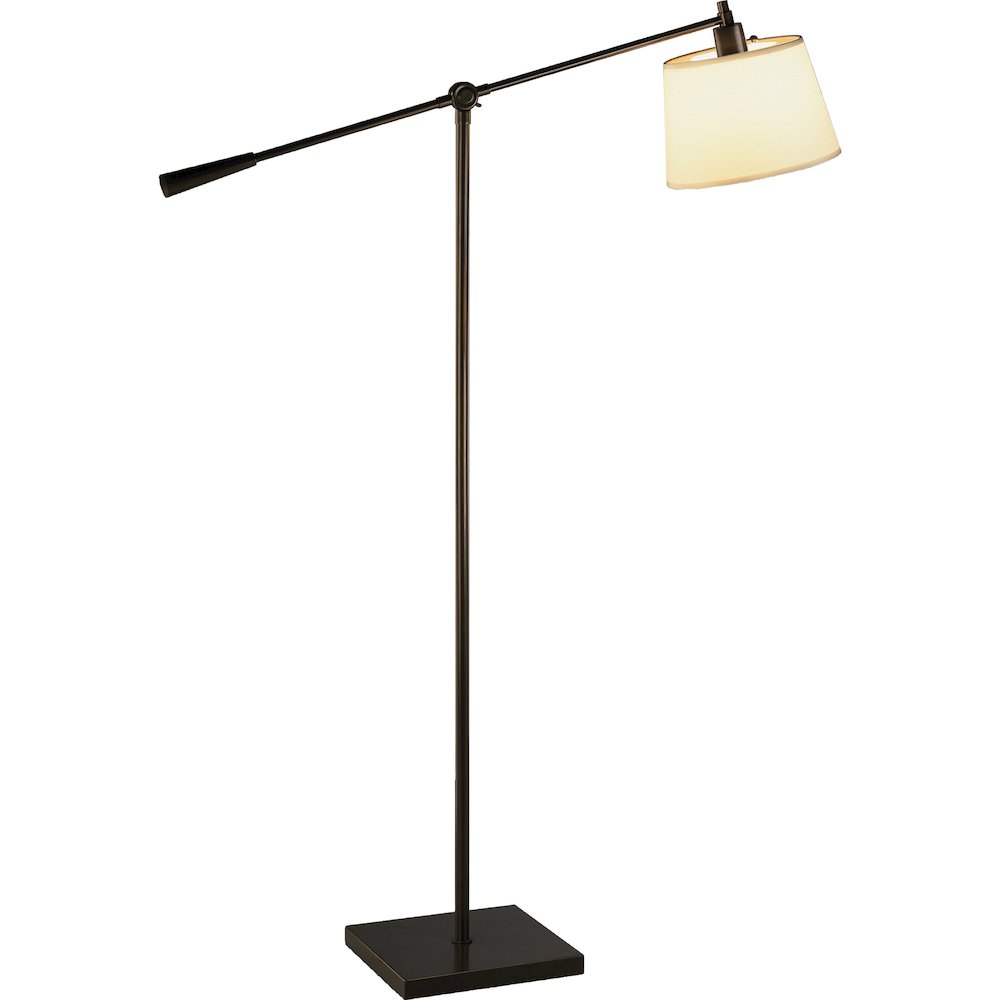 Real Simple Floor Lamp in Deep Bronze Powder Coat Color. Picture 1