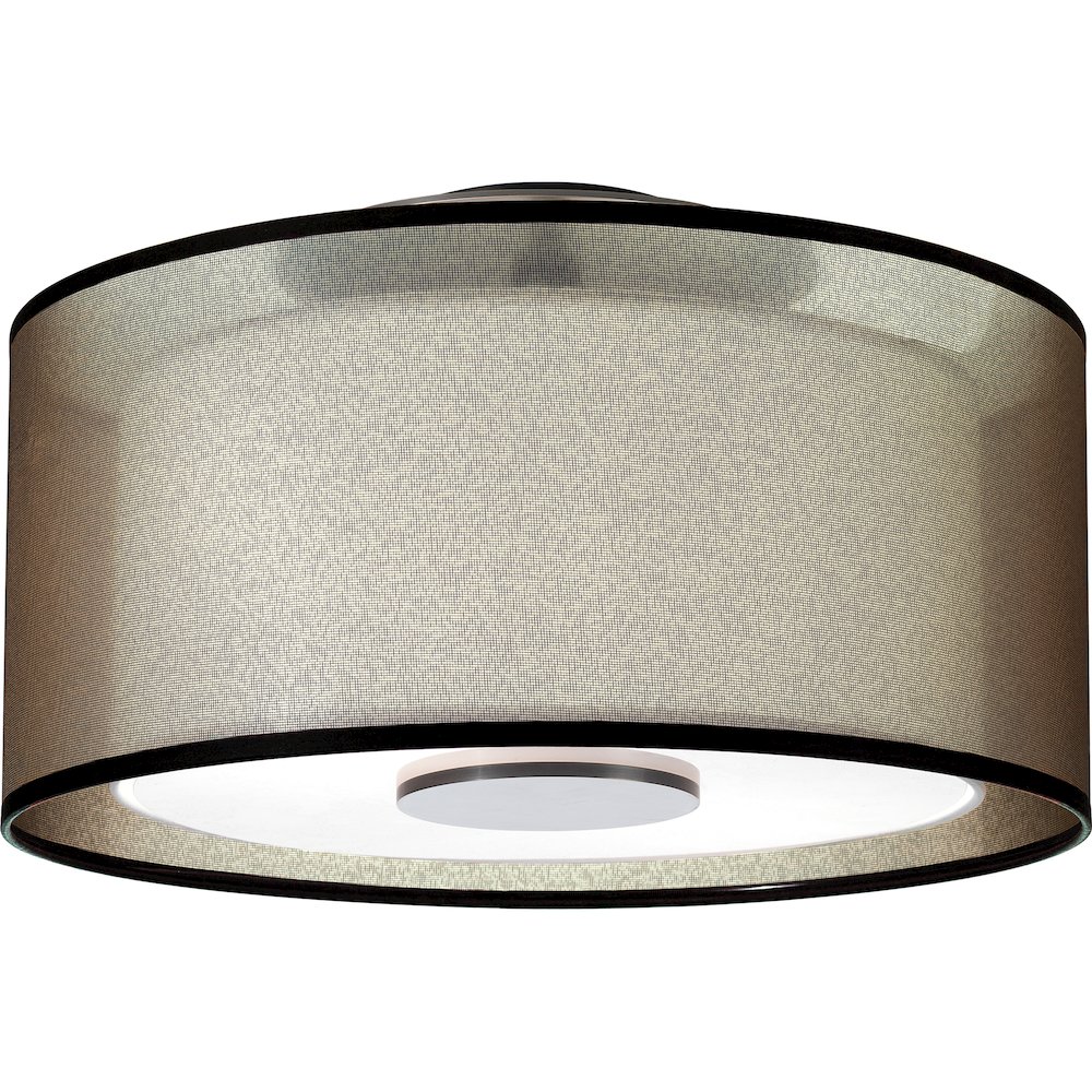 Saturnia Flushmount in Deep Patina Bronze Color. Picture 1
