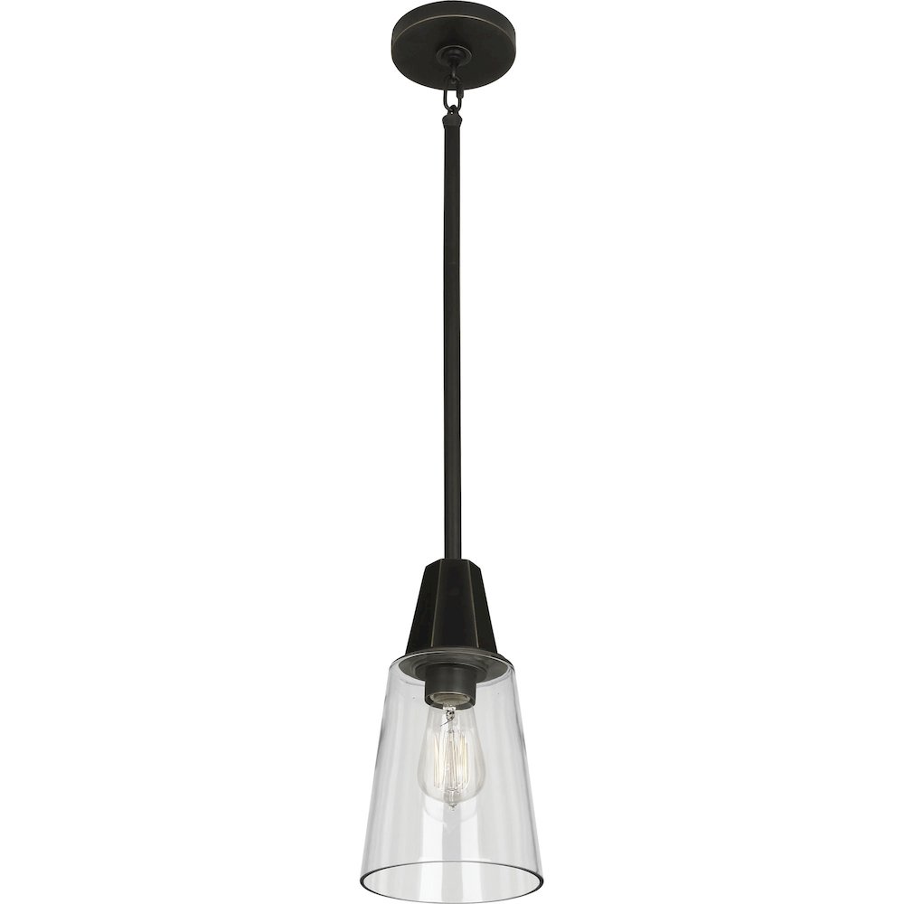 Wheatley Pendant in Deep Patina Bronze Color. Picture 1