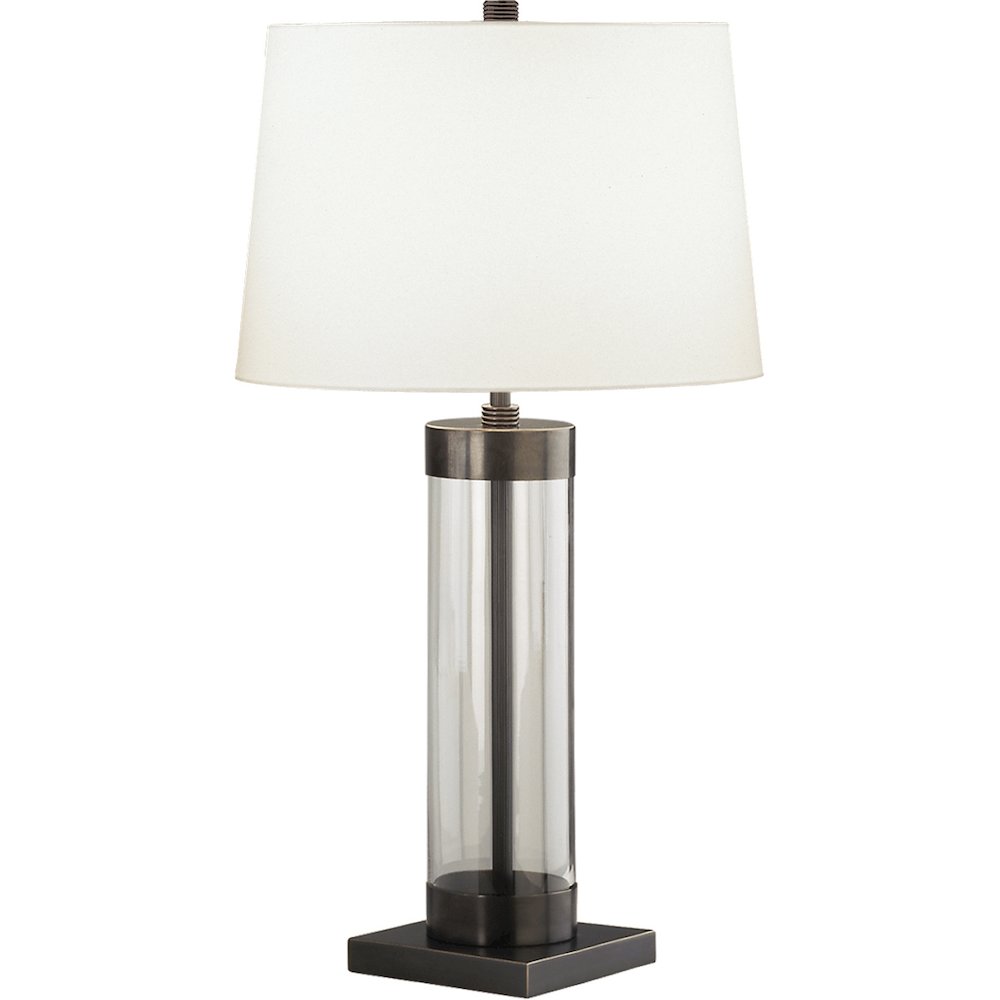 Andre Table Lamp in Clear Glass Cylinder Color. Picture 1