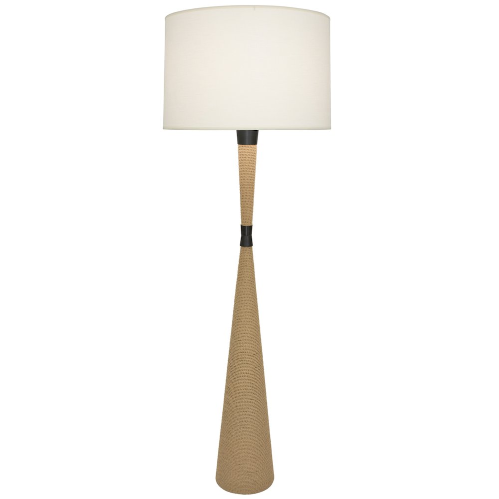 Hatteras Floor Lamp in Natural Rope Color. Picture 1