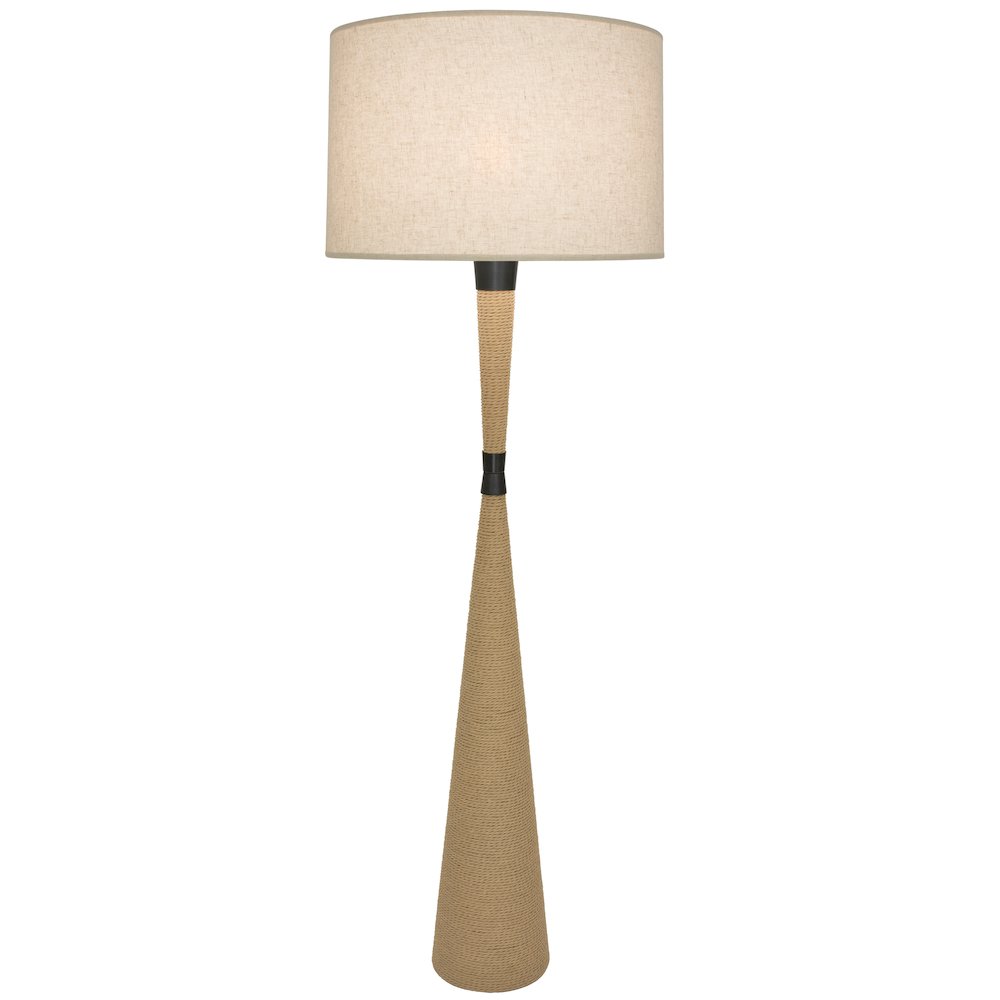 Hatteras Floor Lamp in Natural Rope Color. Picture 1