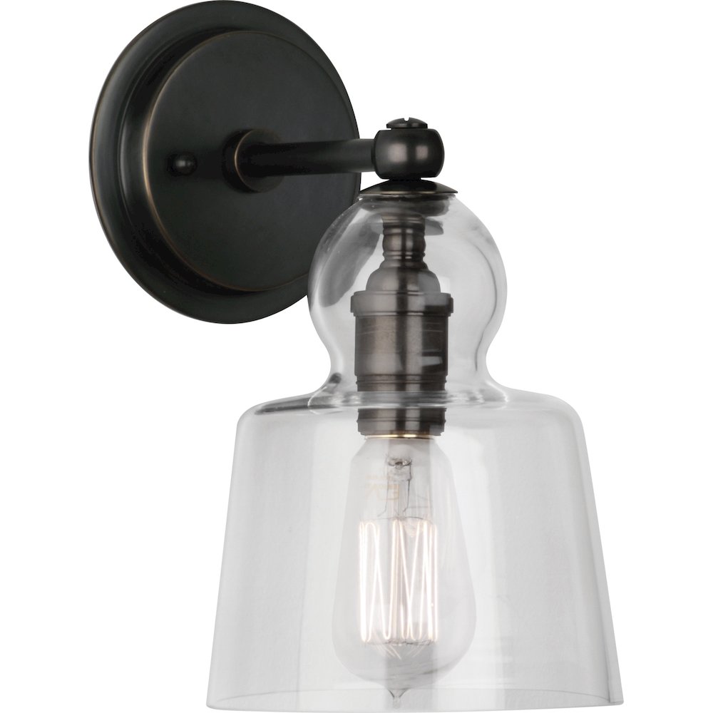 Albert Wall Sconce in Deep Patina Bronze Color. Picture 1