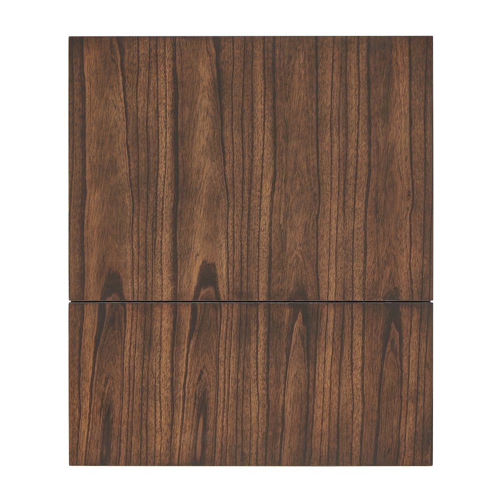 Dark Cherry Finish End Table With Power Outlet. Picture 7