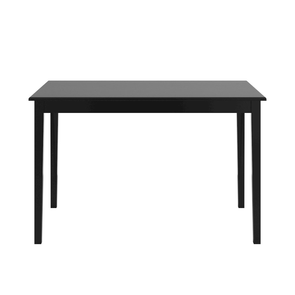 Black Finish 48" Dining Table. Picture 4