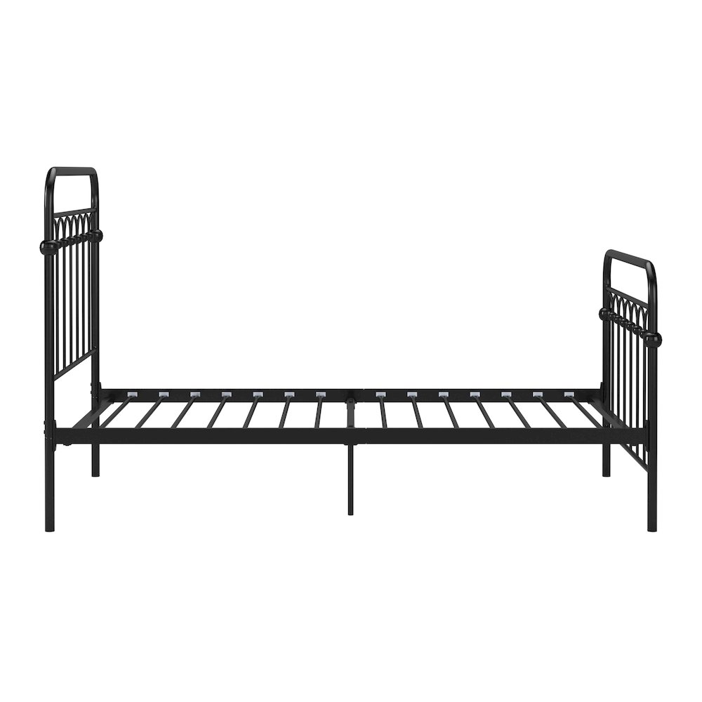 Black Metal Arch Design Twin Platform Bed. Picture 7