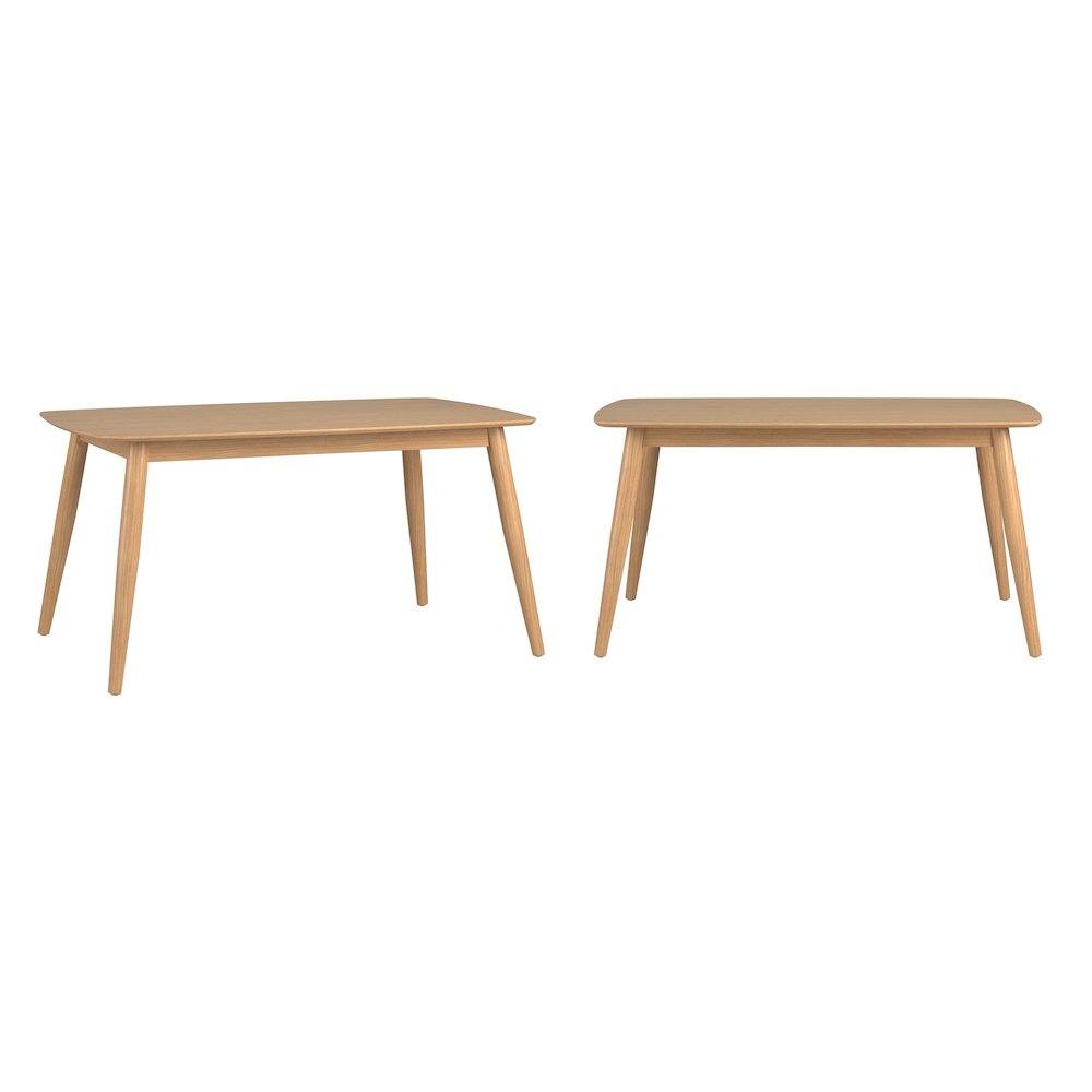 Nature Finish Dining Table. Picture 2