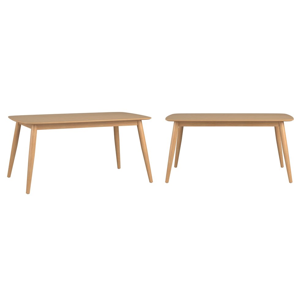 Nature Finish Dining Table. Picture 2