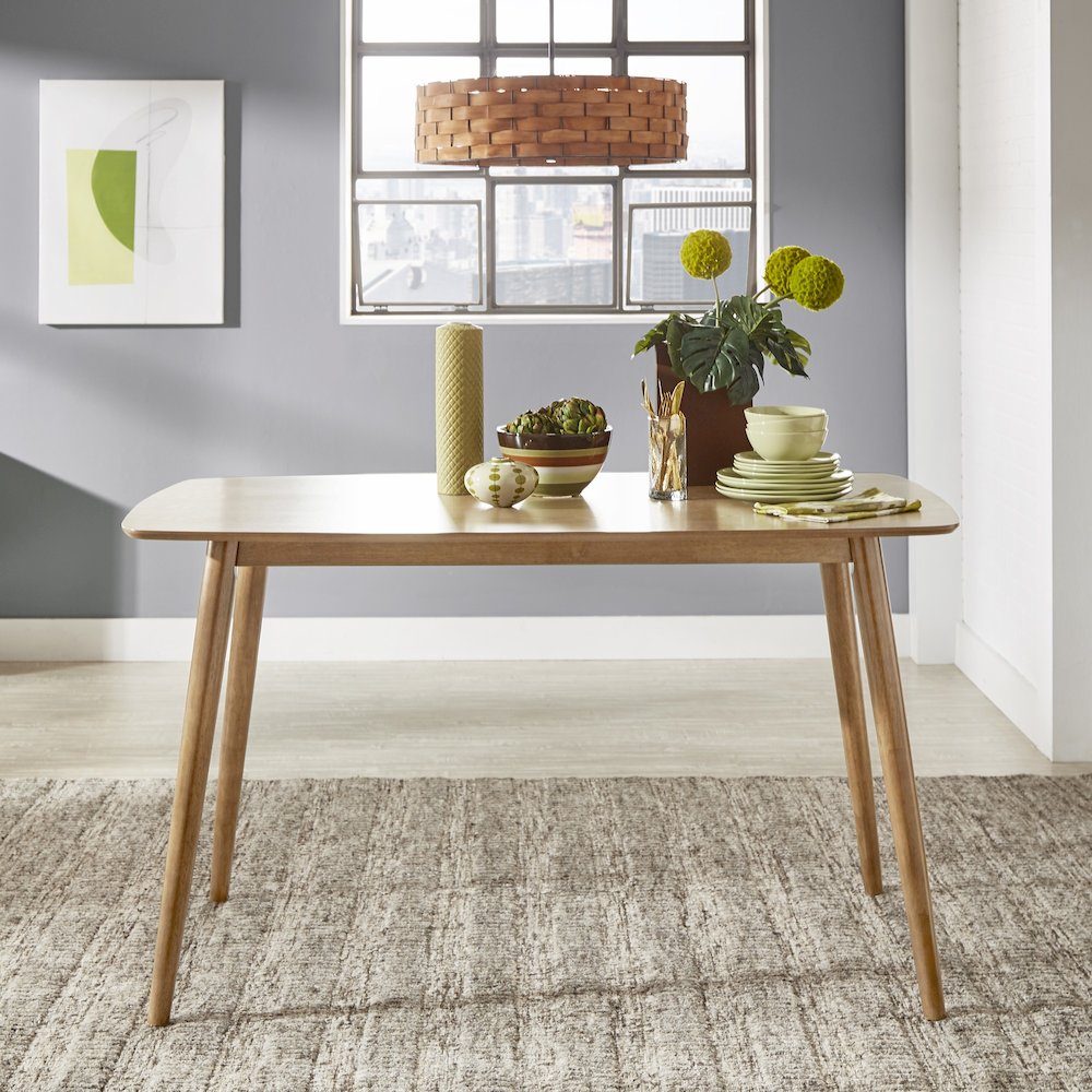Nature Finish 36" Counter Height Table. Picture 1