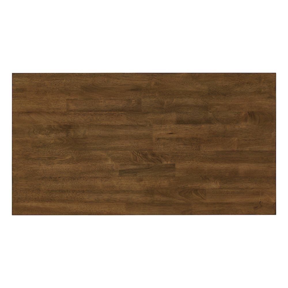 Two-Tone Antique Grey Finish Kitchen Island With Oak Top. Picture 5