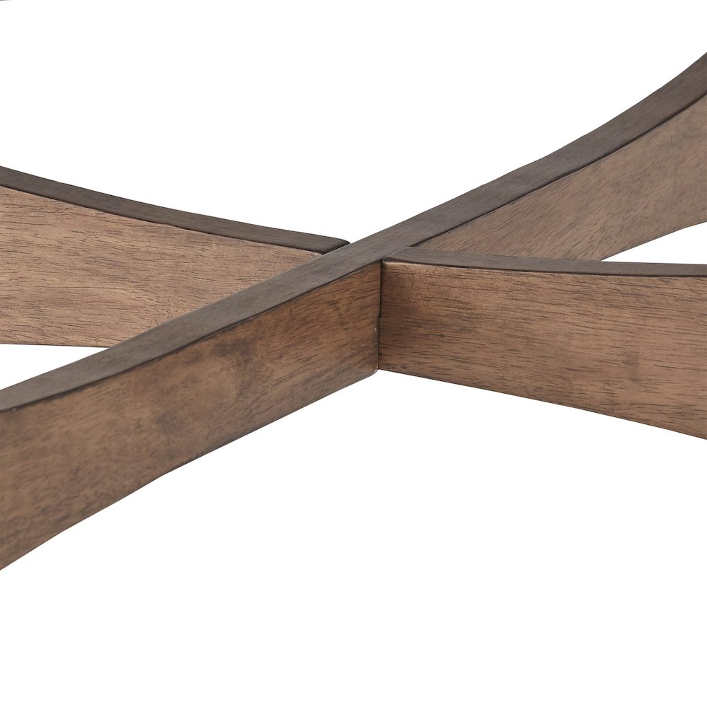 Dark Walnut Finish Coffee Table. Picture 3