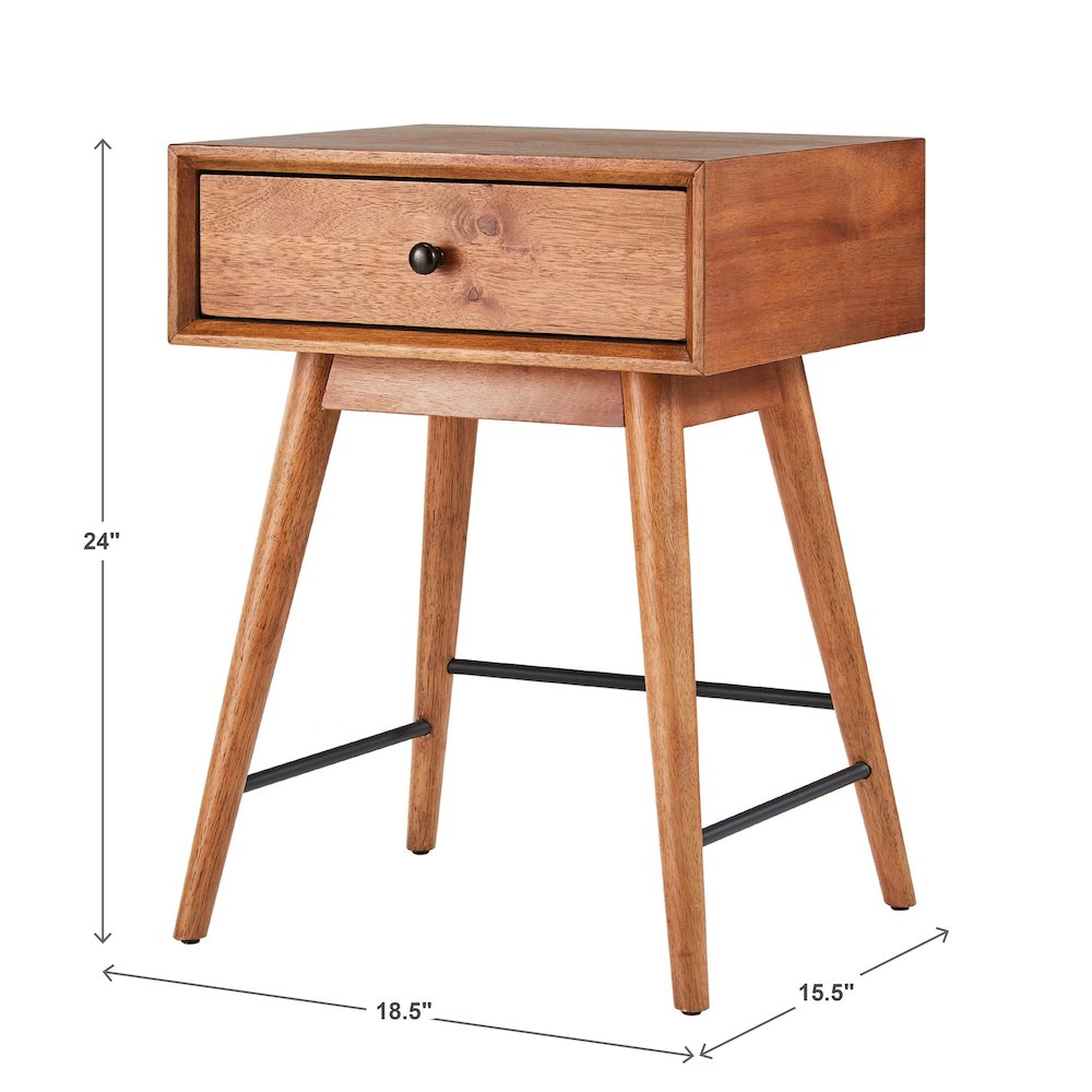 Brown Finish End Table. Picture 6