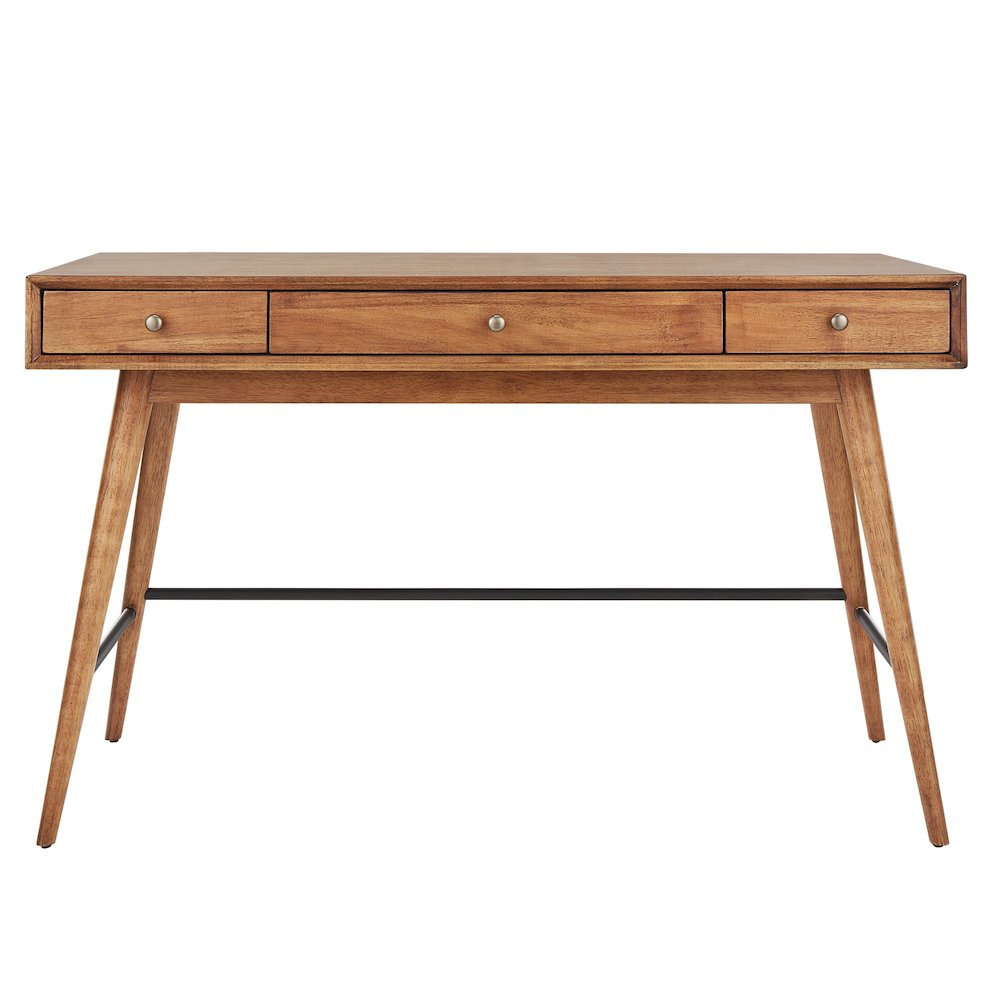 Brown Finish Sofa Writing Desk. Picture 4