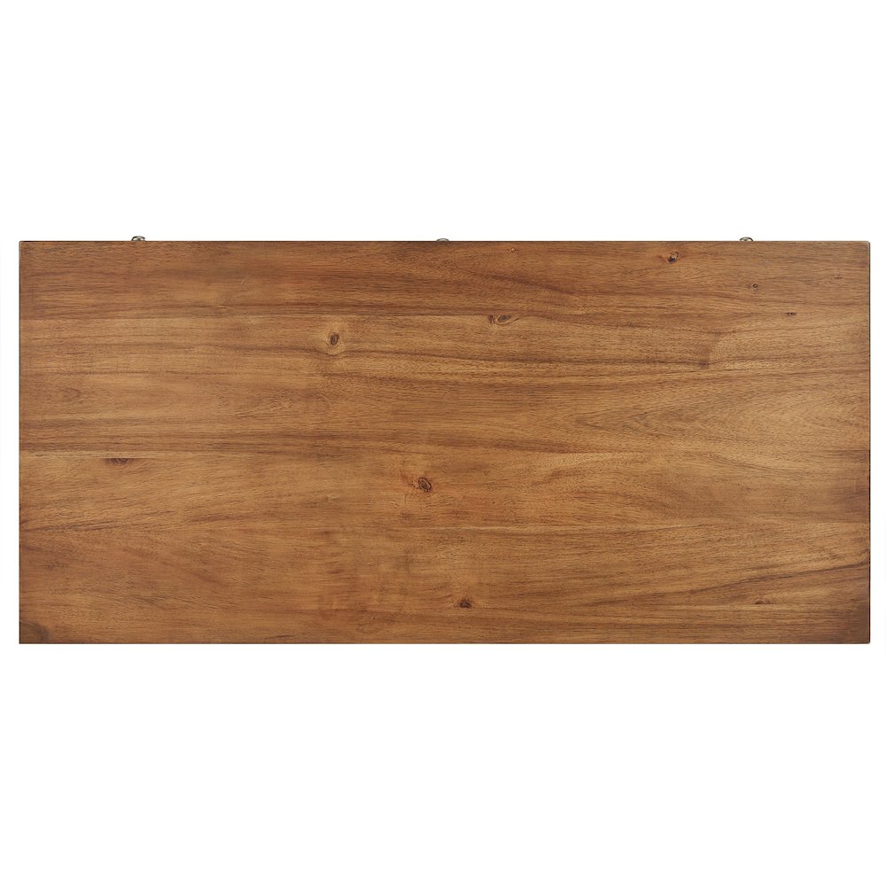 Brown Finish Sofa Writing Desk. Picture 5