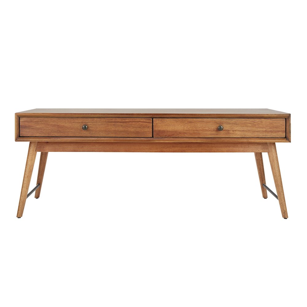 Brown Finish Coffee Table. Picture 4
