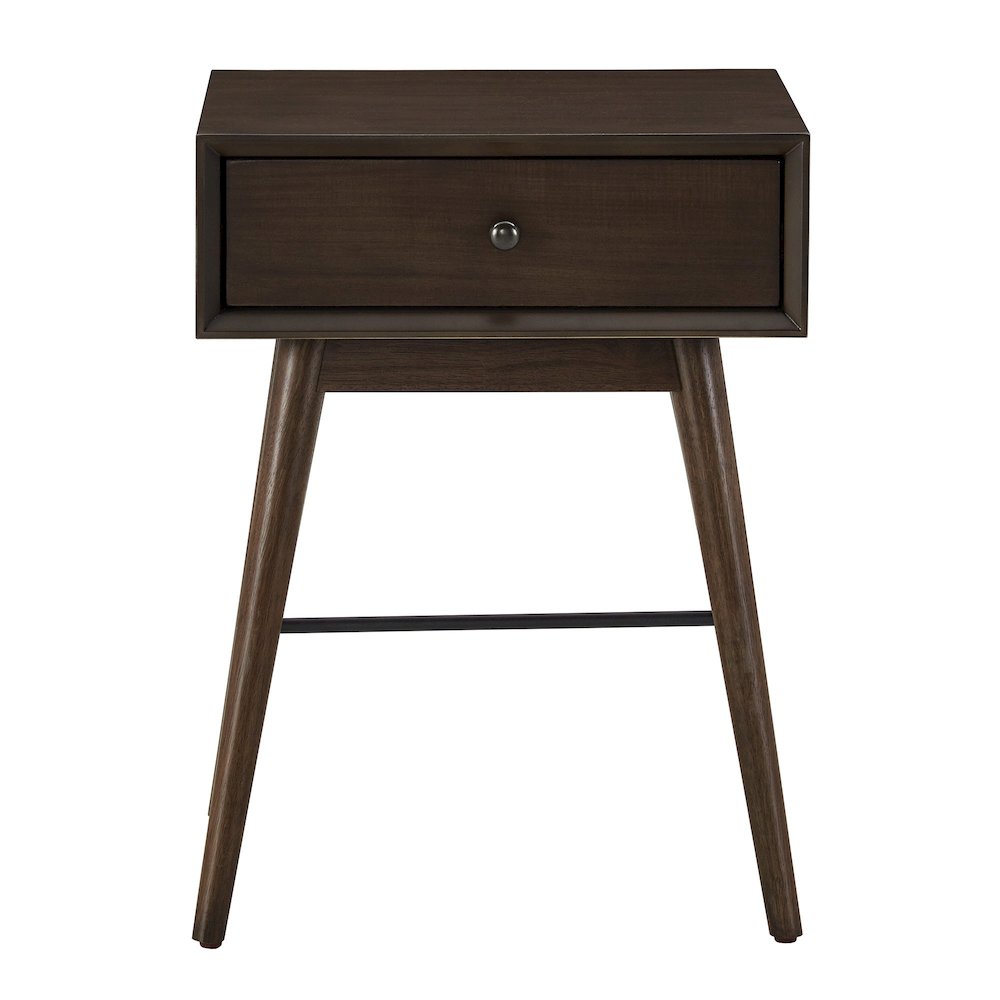 Dark Walnut Finish End Table. Picture 4