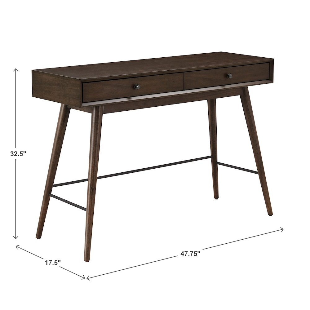 Dark Walnut Finish Sofa Table. Picture 3