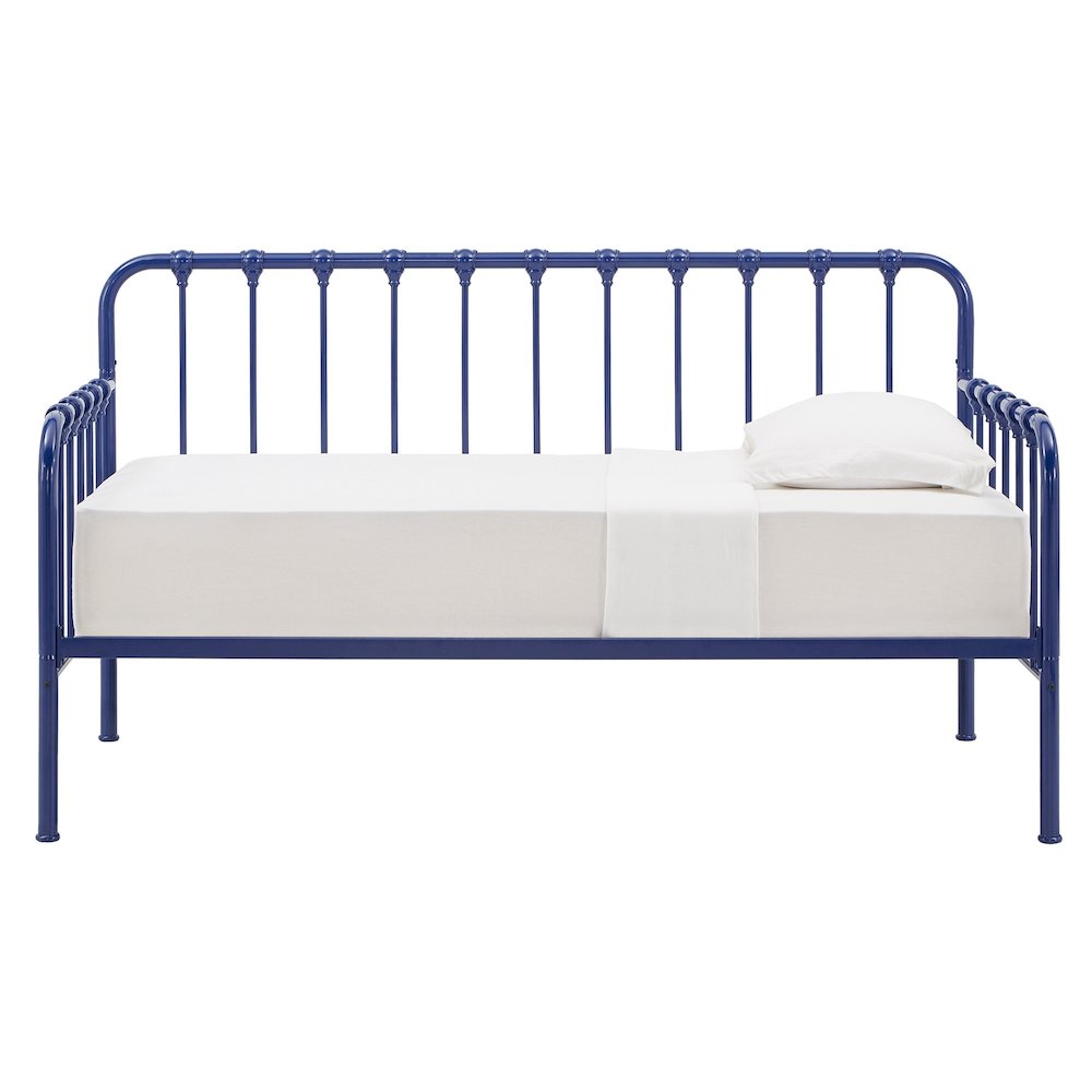 Navy Blue Finish Daybed With Lift-Up Trundle. Picture 8