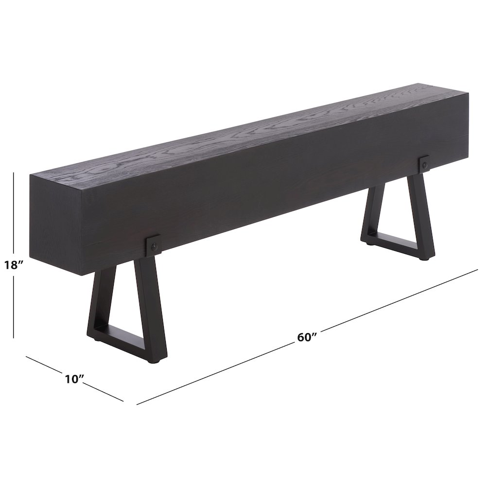 Portil Steel Leg Bench. Picture 3