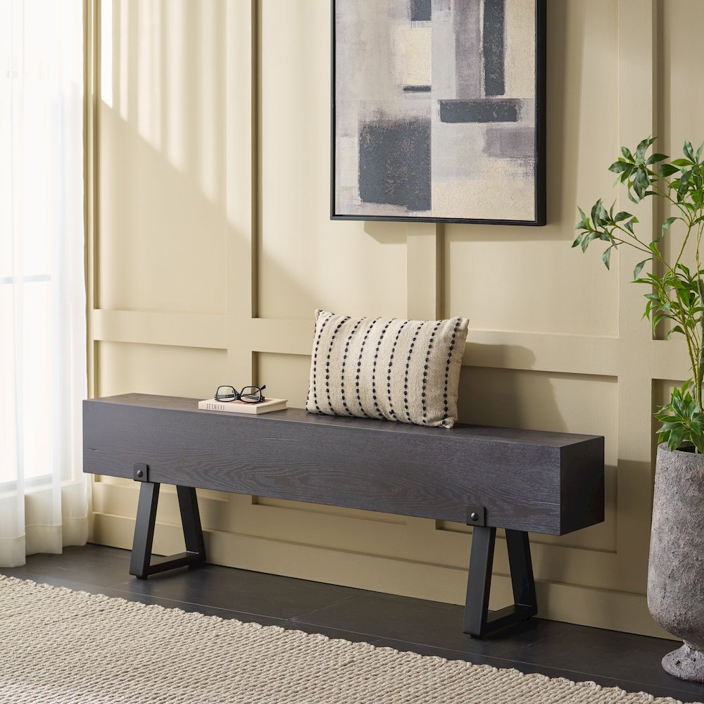 Portil Steel Leg Bench. Picture 1