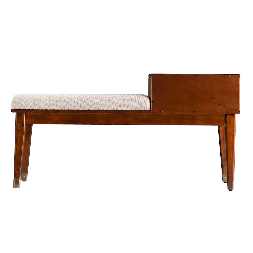 Rhoda Upholstered Bench with Storage. Picture 8