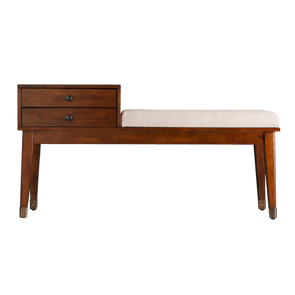 Rhoda Upholstered Bench with Storage. Picture 6