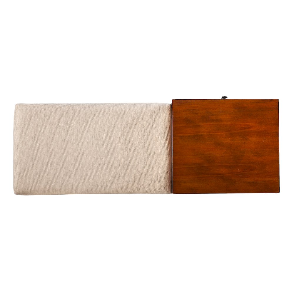 Rhoda Upholstered Bench with Storage. Picture 7