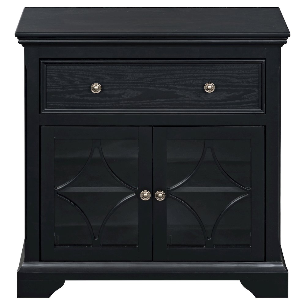 David Two Door One Drawer Cabinet. Picture 3
