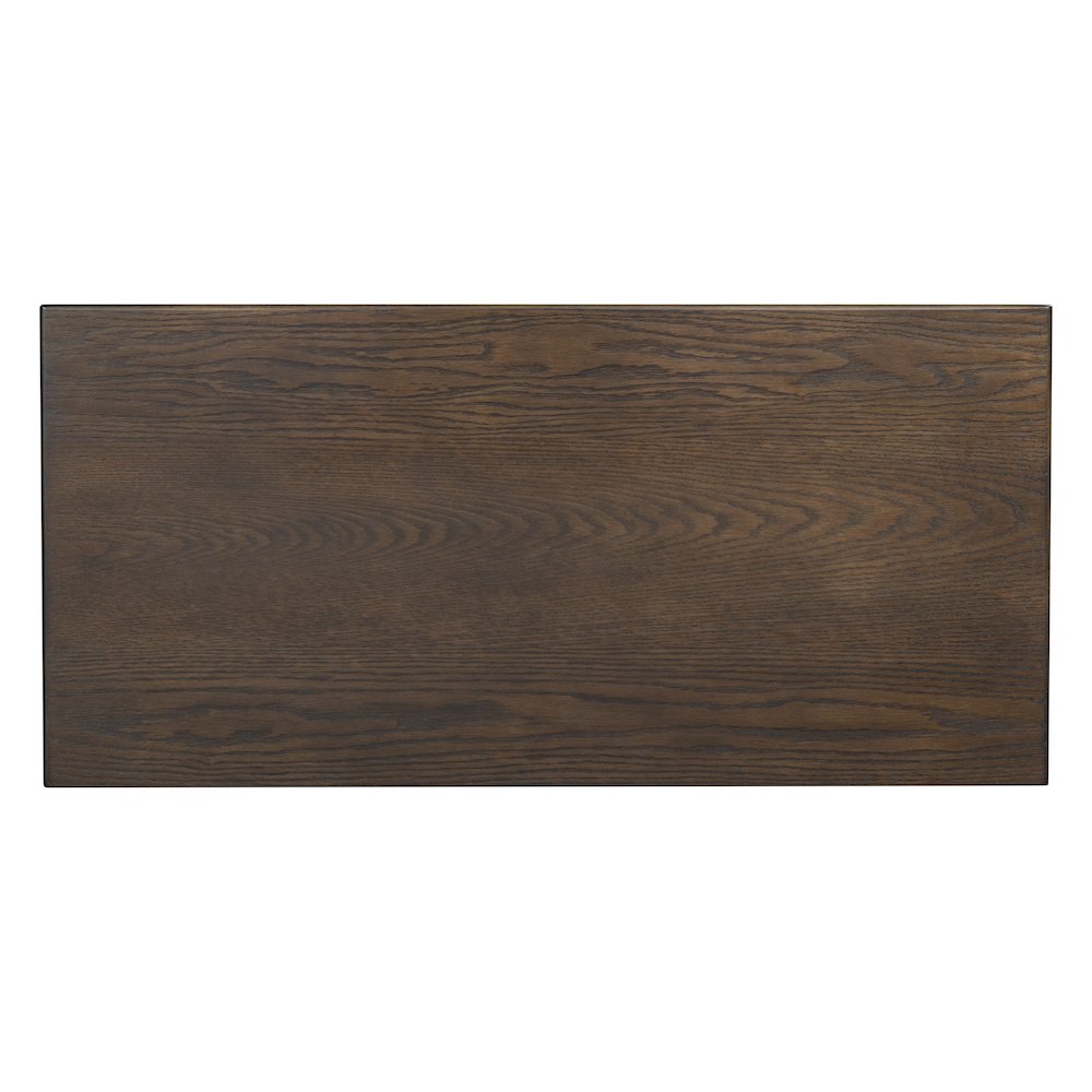 David Two Door One Drawer Cabinet - Brown Oak. Picture 4