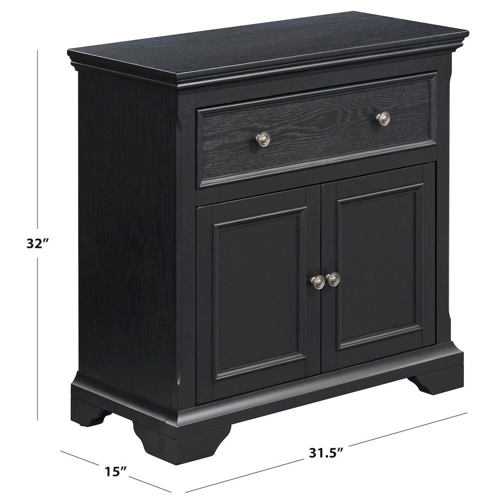 Reid Two Door One Drawer Cabinet. Picture 2