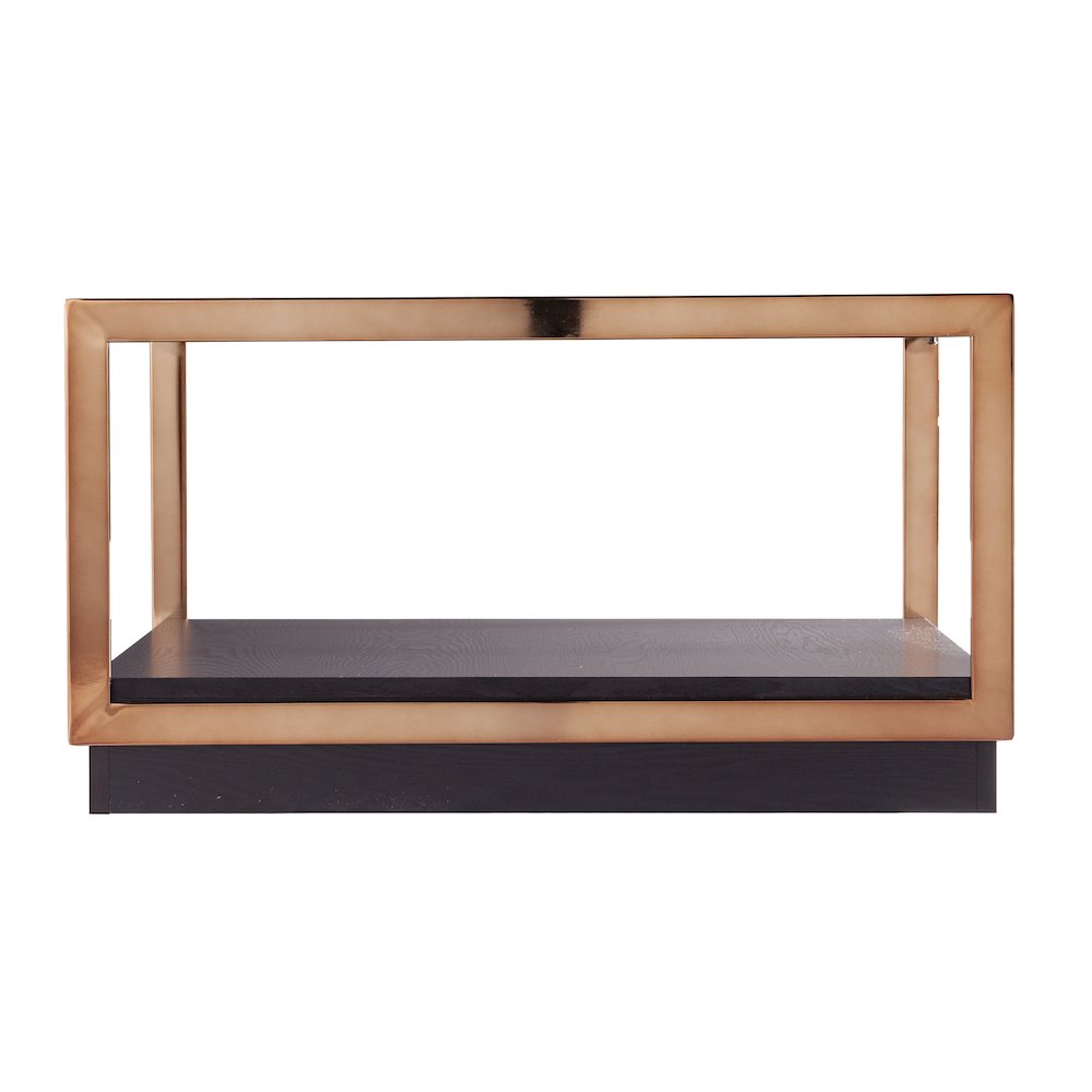 Lexina Glass-Top Cocktail Table. Picture 1