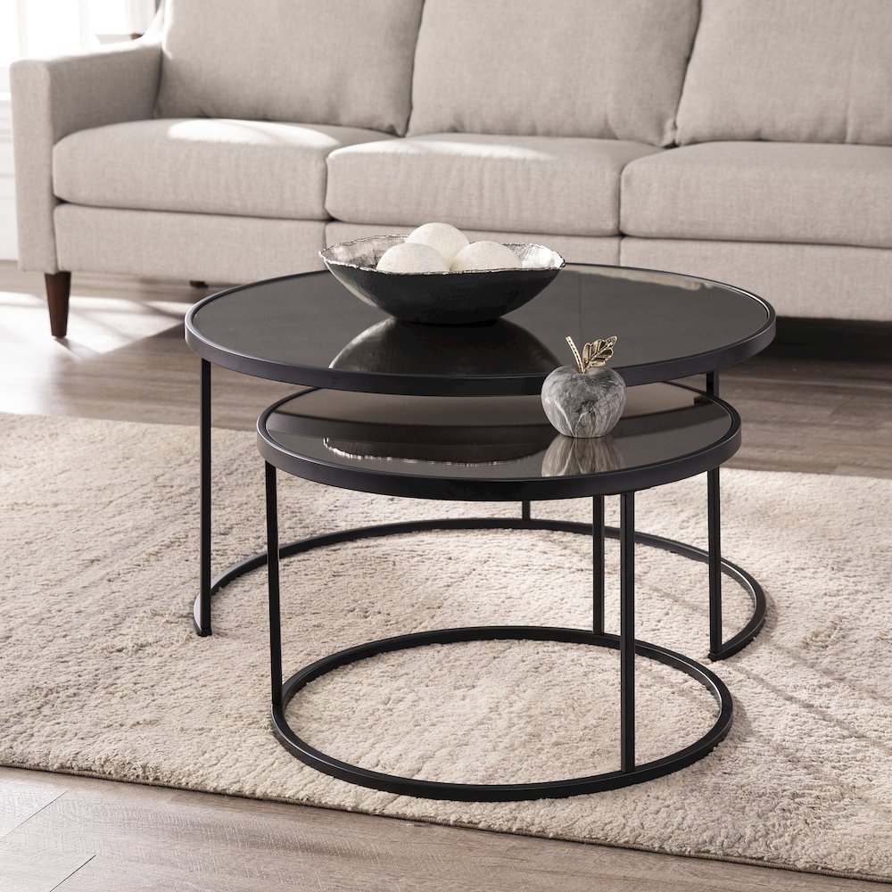 Downham Nesting Coffee Tables - 2pc Set. Picture 3