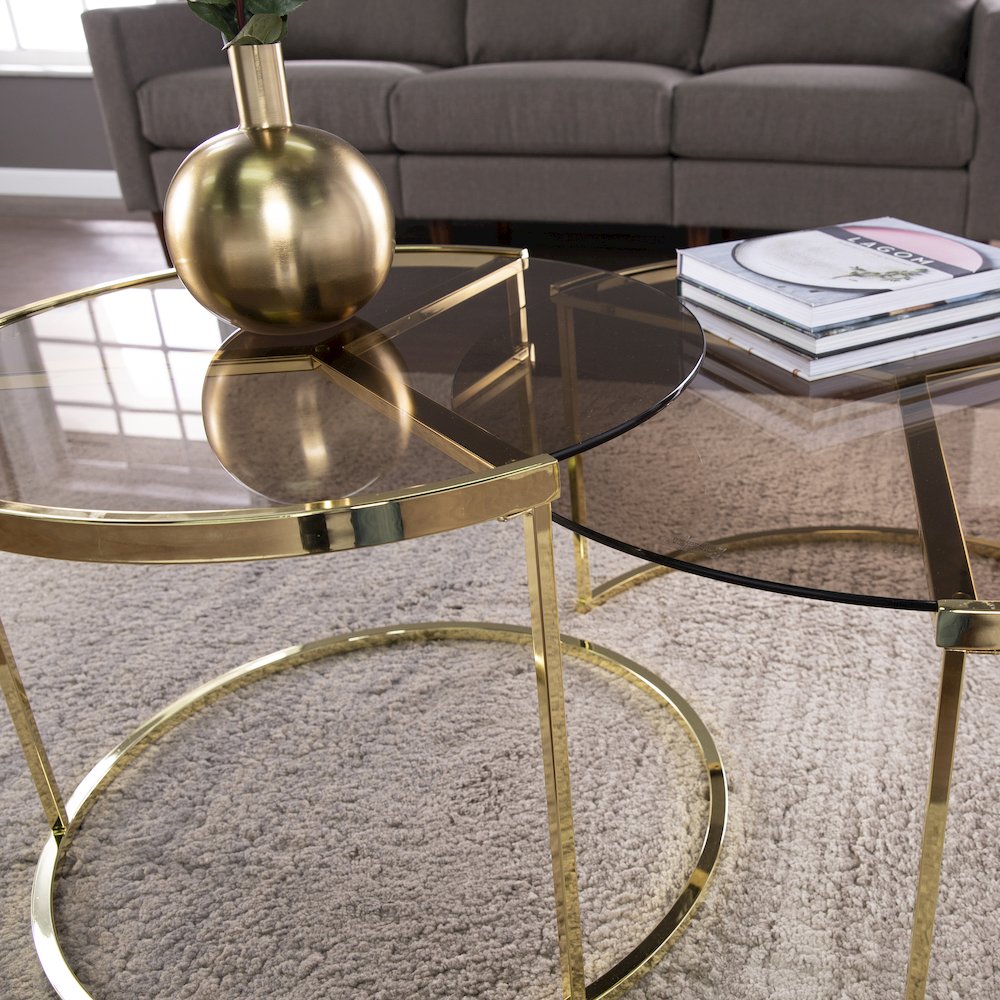 Martley 2pc Nesting Cocktail Table Set. Picture 5